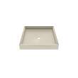 42 x 36 Swanstone(R) Alcove Shower Pan with Center Drain Coastal Sands, SF04236MD.013