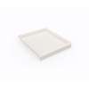 42 x 36 Swanstone(R) Alcove Shower Pan with Center Drain in Bisque, SF04236MD.018