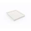42 x 36 Swanstone(R) Alcove Shower Pan with Center Drain Carrara, SF04236MD.221