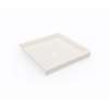 42 x 42 Swanstone(R) Alcove Shower Pan with Center Drain in Bisque, SF04242MD.018