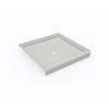 42 x 42 Swanstone(R) Alcove Shower Pan with Center Drain Birch, SF04242MD.226