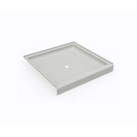 SS-4242 42 x 42 Swanstone(R) Alcove Shower Pan with Center Drain Birch