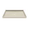 42 x 60 Swanstone(R) Alcove Shower Pan with Center Drain Coastal Sands, SF04260MD.013