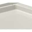 42 x 60 Swanstone(R) Alcove Shower Pan with Center Drain in Bisque, SF04260MD.018