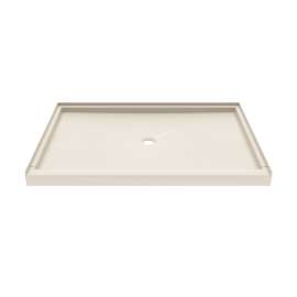 SS-4260 42 x 60 Swanstone(R) Alcove Shower Pan with Center Drain Mountain Mist