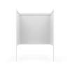 34 x 60 x 60 Swanstone(R) Smooth Glue up Tub Wall Kit in White, SI00603.010
