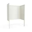 34 x 60 x 60 Swanstone(R) Smooth Glue up Tub Wall Kit in Bisque, SI00603.018