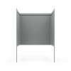34 x 60 x 60 Swanstone(R) Smooth Glue up Tub Wall Kit in Ash Gray, SI00603.203