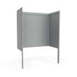 34 x 60 x 60 Swanstone(R) Smooth Glue up Tub Wall Kit in Ash Gray, SI00603.203