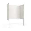 34 x 60 x 60 Swanstone(R) Smooth Glue up Tub Wall Kit in Carrara, SI00603.221
