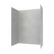 36 x 36 x 96 Swanstone(R) Smooth Glue up Shower Wall Kit in Ash Gray, SK363696.203