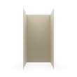 48 x 48 x 96 Swanstone(R) Smooth Glue up Shower Wall Kit in Coastal Sands, SK484896.013