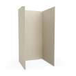 48 x 48 x 96 Swanstone(R) Smooth Glue up Shower Wall Kit in Coastal Sands, SK484896.013