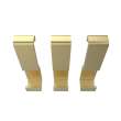 Odile Suite Small Hooks in Brushed Gold - Pack of 3, SMHK10045089.343