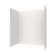 30 x 62 x 72 Swanstone(R) Smooth Glue up Tub Wall Kit in White, SMMK723062.010