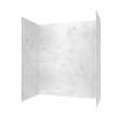 30 x 62 x 72 Swanstone(R) Smooth Glue up Tub Wall Kit in Carrara, SMMK723062.221