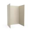 34 x 42 x 72 Swanstone(R) Smooth Glue up Bathtub and Shower Wall Kit in Coastal Sands, SMMK723442.013