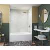 34 x 42 x 72 Swanstone(R) Smooth Glue up Bathtub and Shower Wall Kit in Carrara, SMMK723442.221