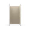 36 x 36 x 72 Swanstone(R) Smooth Glue up Bathtub and Shower Wall Kit in Coastal Sands, SMMK723636.013