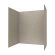 42 x 62 x 72 Swanstone(R) Smooth Glue up Bathtub and Shower Wall Kit in Limestone, SMMK724262.218