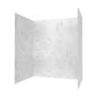 42 x 62 x 72 Swanstone(R) Smooth Glue up Bathtub and Shower Wall Kit in Carrara, SMMK724262.221