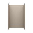 32 x 50 x 96 Swanstone(R) Smooth Glue up Shower Wall Kit in Limestone, SMMK963250.218