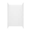 32 x 50 x 96 Swanstone(R) Smooth Glue up Shower Wall Kit in Carrara, SMMK963250.221