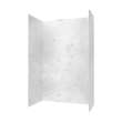 36 x 62 x 96 Swanstone(R) Smooth Glue up Tub Wall Kit in Carrara, SMMK963662.221