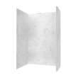 42 x 62 x 96 Swanstone(R) Smooth Glue up Shower Wall Kit in Carrara, SMMK964262.221
