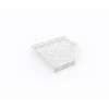 36 x 36 Swanstone(R) Corner Shower Pan with Center Drain in Ice, SN00036MD.130