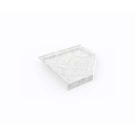 SS-36NEO 36 x 36 Swanstone(R) Corner Shower Pan with Center Drain in Ice