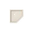 36 x 36 Swanstone(R) Corner Shower Pan with Center Drain Mountain Mist, SN00036MD.141