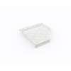 38 x 38 Swanstone(R) Corner Shower Pan with Center Drain in Ice, SN00038MD.130