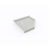 38 x 38 Swanstone(R) Corner Shower Pan with Center Drain Birch, SN00038MD.226