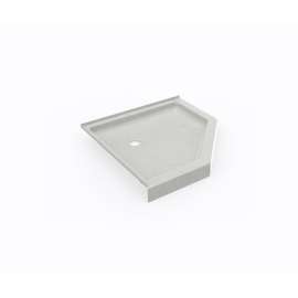 SS-38NEO 38 x 38 Swanstone(R) Corner Shower Pan with Center Drain Birch
