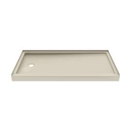 SR-3260LM/RM 32 x 60 Swanstone(R) Alcove Shower Pan with Left Hand Drain Coastal Sands