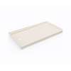 32 x 60 Swanstone(R) Alcove Shower Pan with Right Hand Drain in Tahiti White, SR03260RM.011