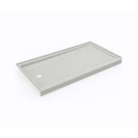 SR-3260LM/RM 32 x 60 Swanstone(R) Alcove Shower Pan with Right Hand Drain Birch