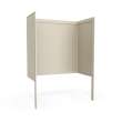 30 x 60 x 60 Swanstone(R) Smooth Glue up Tub Wall Kit in Coastal Sands, SS00603.013