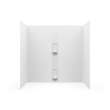 30 x 60 x 60 Swanstone(R) Smooth Glue up Tub Wall Kit in White, SS00605.010