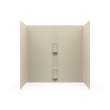 30 x 60 x 60 Swanstone(R) Smooth Glue up Tub Wall Kit in Coastal Sands, SS00605.013