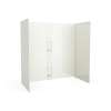 30 x 60 x 60 Swanstone(R) Smooth Glue up Tub Wall Kit in Bisque, SS00605.018