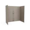 30 x 60 x 60 Swanstone(R) Smooth Glue up Tub Wall Kit in Limestone, SS00605.218