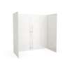 30 x 60 x 60 Swanstone(R) Smooth Glue up Tub Wall Kit in Carrara, SS00605.221