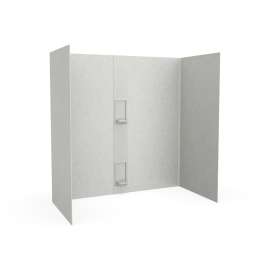SS-60-5 30 x 60 x 60 Swanstone(R) Smooth Glue up Tub Wall Kit in Birch