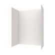 30 x 60 x 72 Swanstone(R) Smooth Glue up Tub Wall Kit in White, SS00723.010