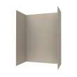 30 x 60 x 72 Swanstone(R) Smooth Glue up Tub Wall Kit in Limestone, SS00723.218