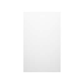 48 x 96 Swanstone(R) Smooth Glue up Bathtub and Shower Single Wall Panel in White, SS0489601.010