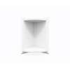 Corner Soap Dish in White, SS07211.010