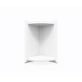 Corner Soap Dish in White, SS07211.010